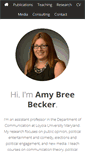 Mobile Screenshot of amybreebecker.com